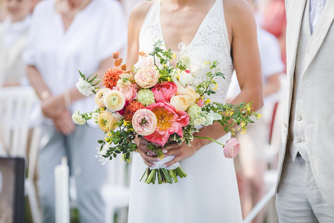 bouquet de fleurs pour un mariage