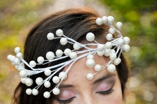 coiffure mariage cheveux longs avec accessoires cheveux