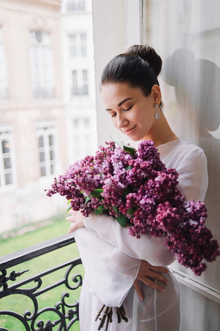 chignon mariage haut