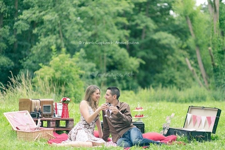 Séance d’engagement déjeuner sur l’herbe