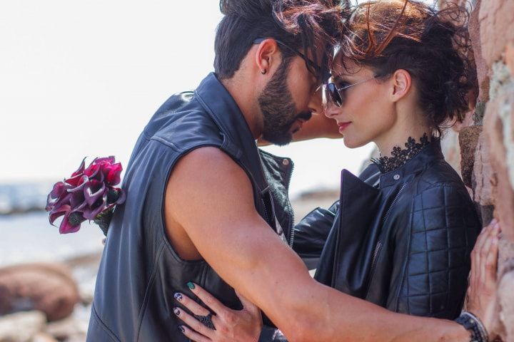 Un look de mariée rock de la tête aux pieds