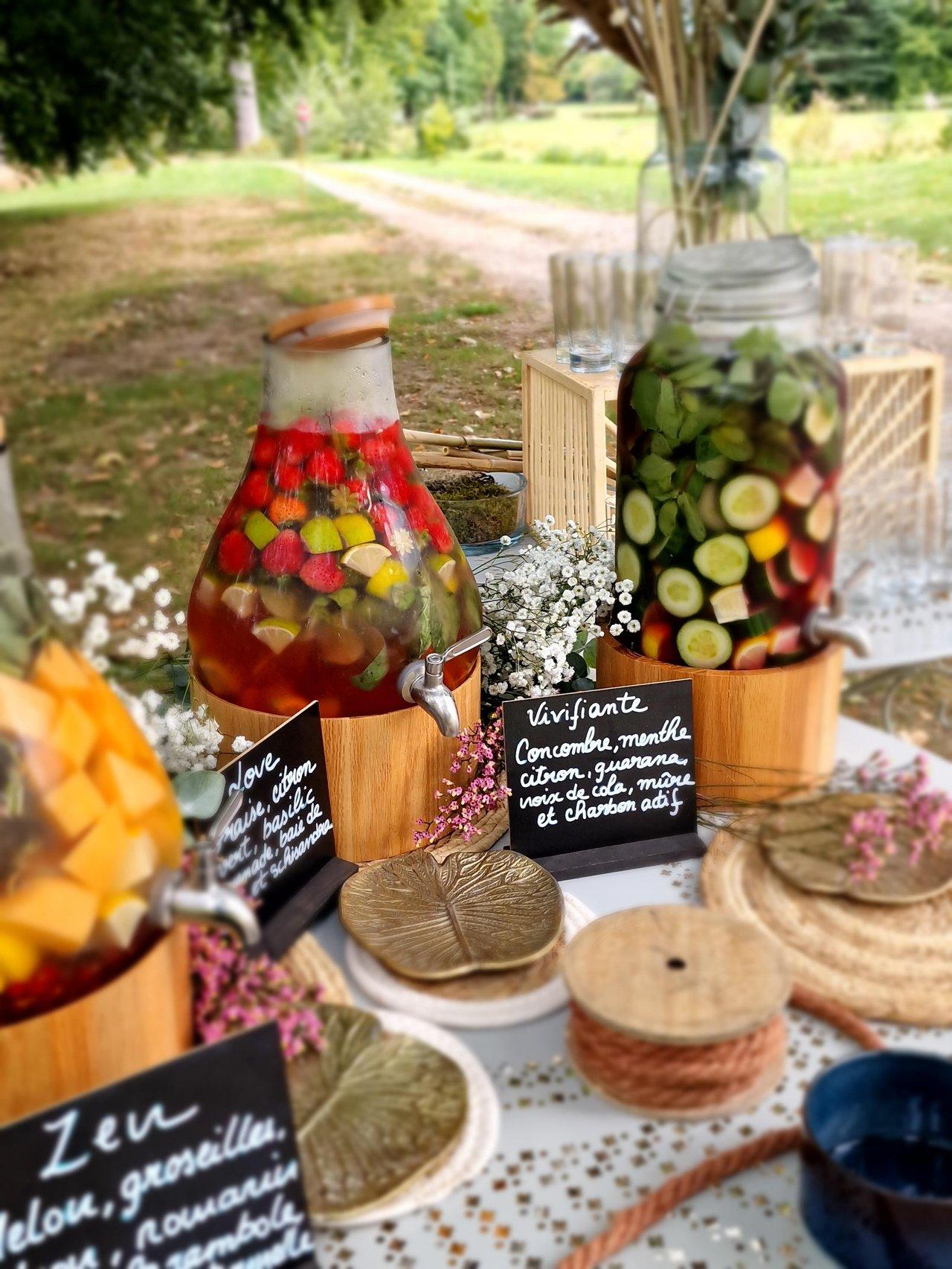 bars a eaux mariage buffet
