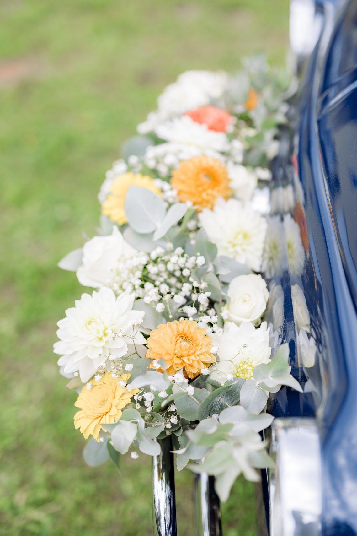 déco voiture mariage