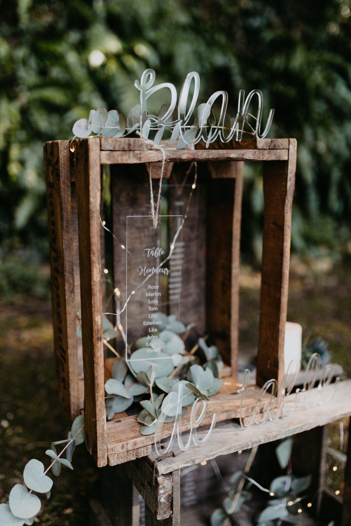 plan de table mariage original