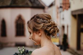 coiffure mariage chignon avec tresse