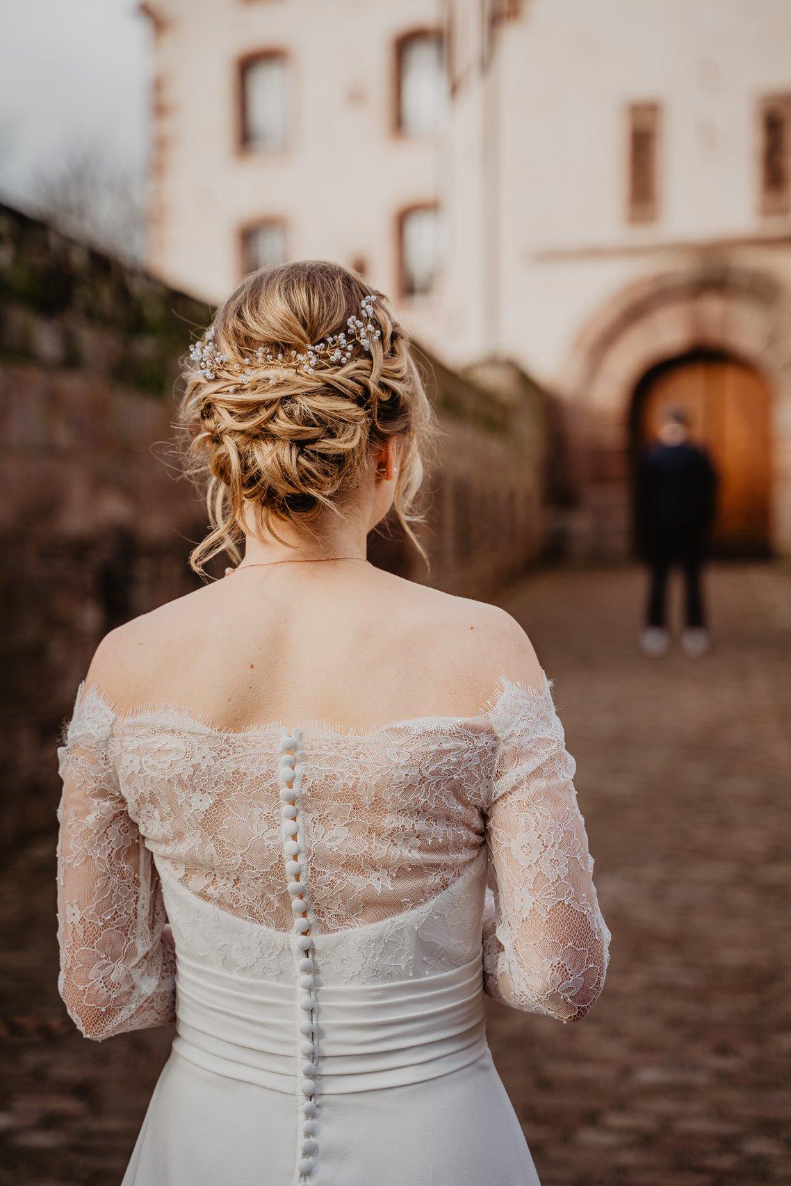 coiffure mariage chignon cheveux long