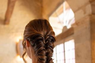 coiffure mariage cheveux long tresse