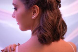 coiffure pour mariage cheveux court avec accessoires mariage