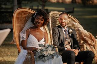 coiffure mariage cheveux courts bouclés