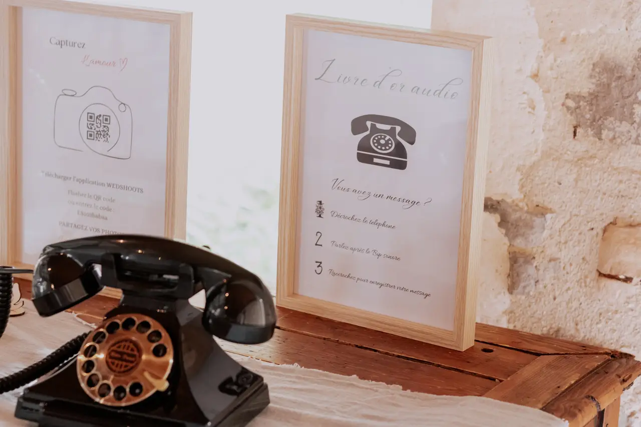 Livre D'or Audio Et Vidéo Pour Mariage - Enregistrement HD 1080P, 32 Go, Messages Personnalisés - 3