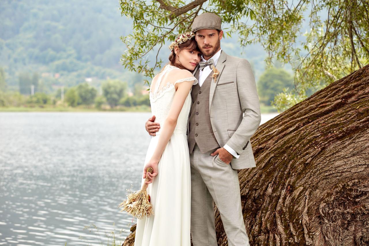 couple maries mariage boheme chic