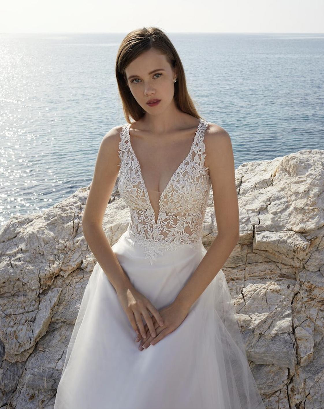 robe de mariee plage dentelle