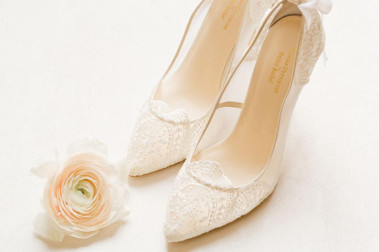 chaussure de mariage femme escarpin dentelle