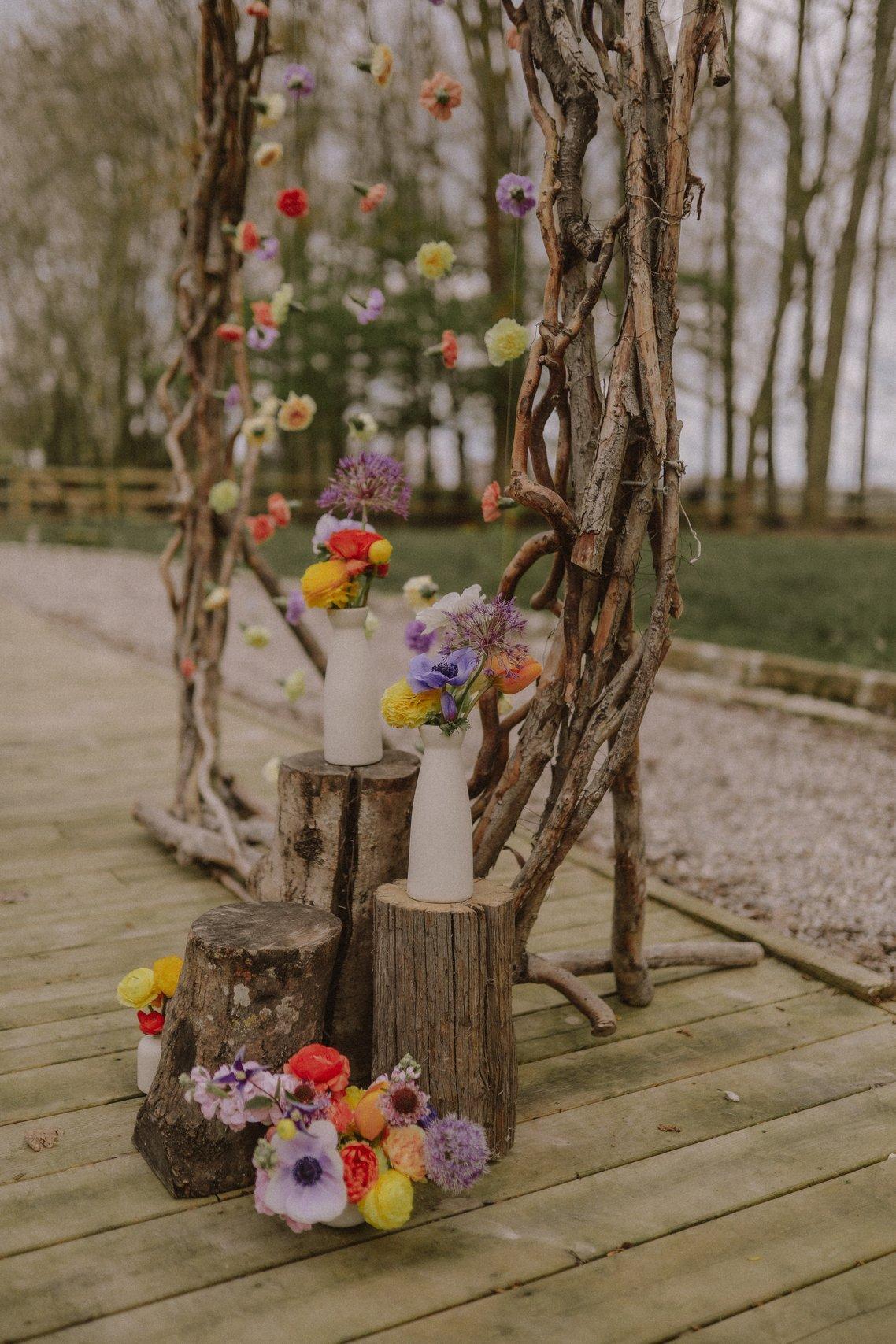 arche fleur mariage decoration mariage