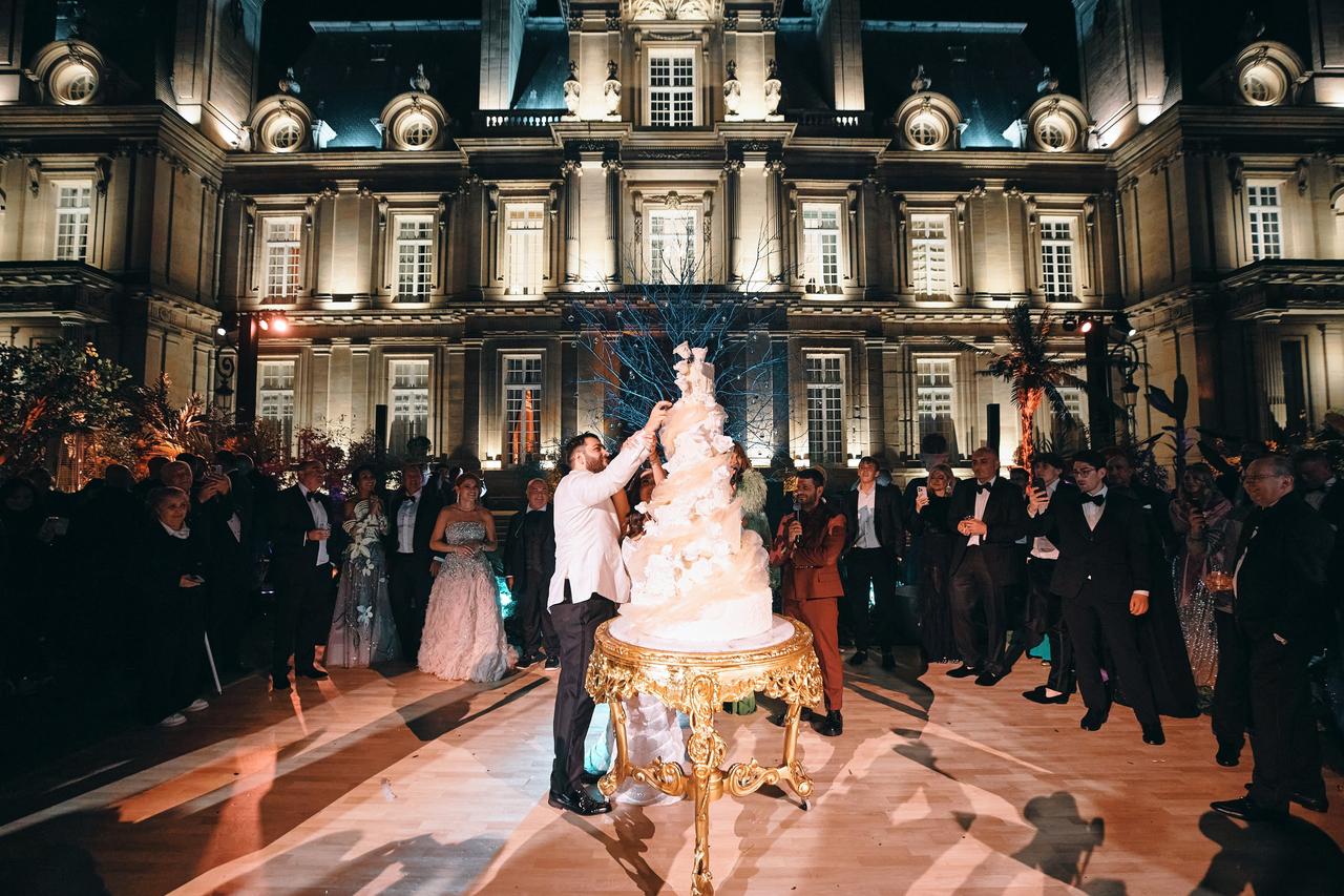 Présentoir gâteau étage mariage