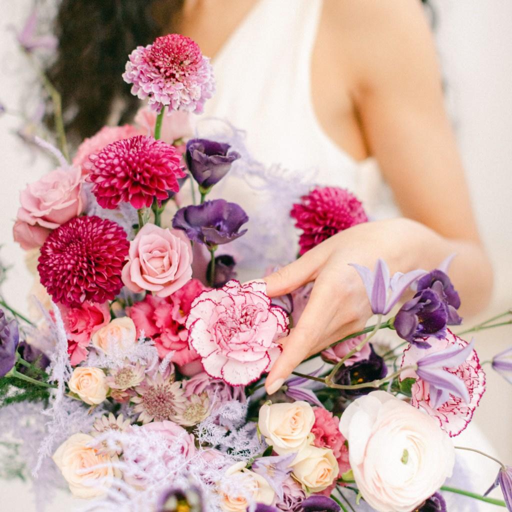 fleurs pour bouquet mariage estival oeillets