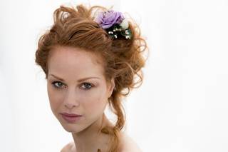 coiffure mariage bohème rousse