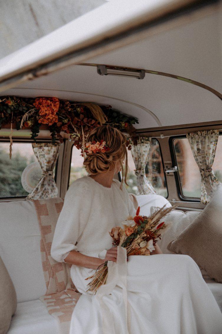 coiffure mariage bohème romantique