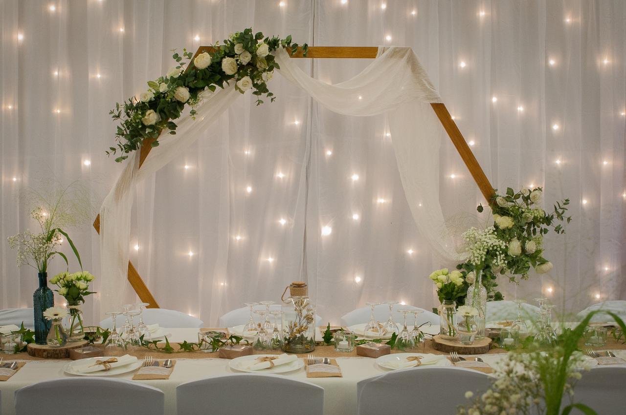 deco lumineuse mariage Rideau lumineux