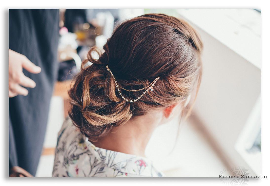 coiffure pour un mariage, invitée mariage