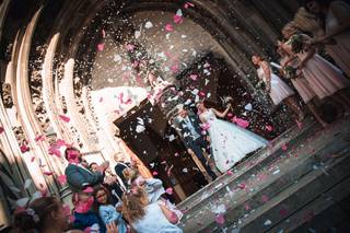 sortie de ceremonie confetti biodegradable