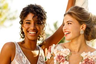 Coiffure mariage avec chignon haut