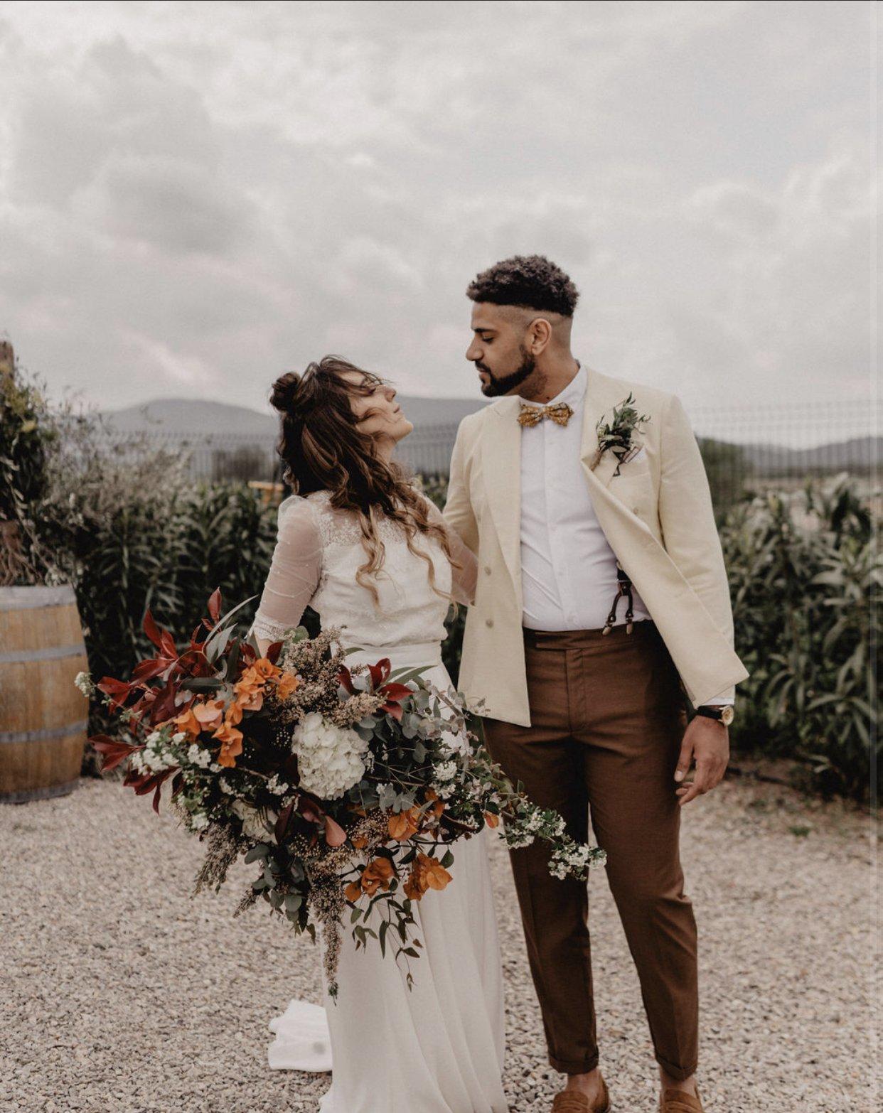 Coiffure mariage cheveux long