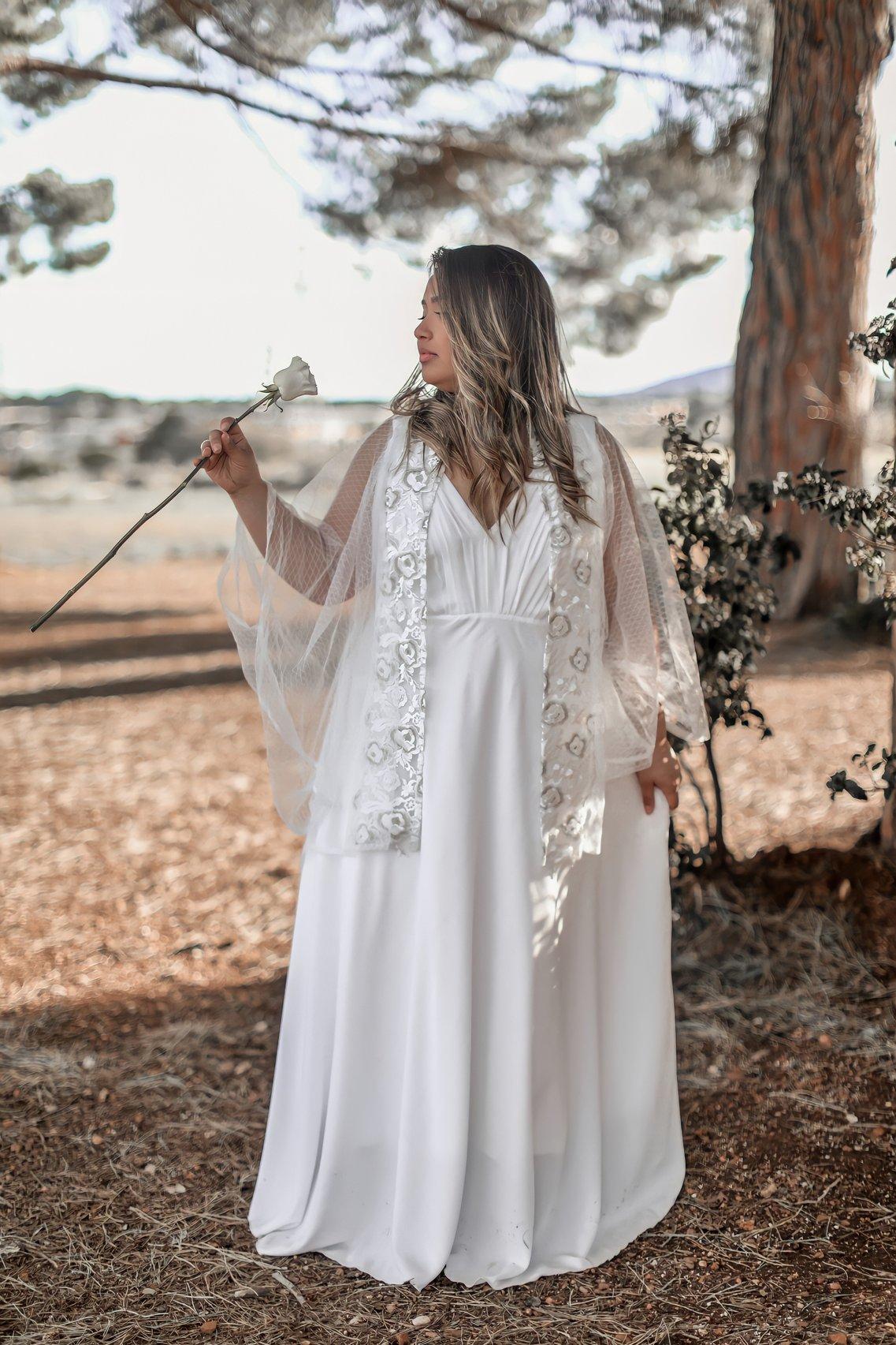 robe de mariée a-line femme ronde grande taille