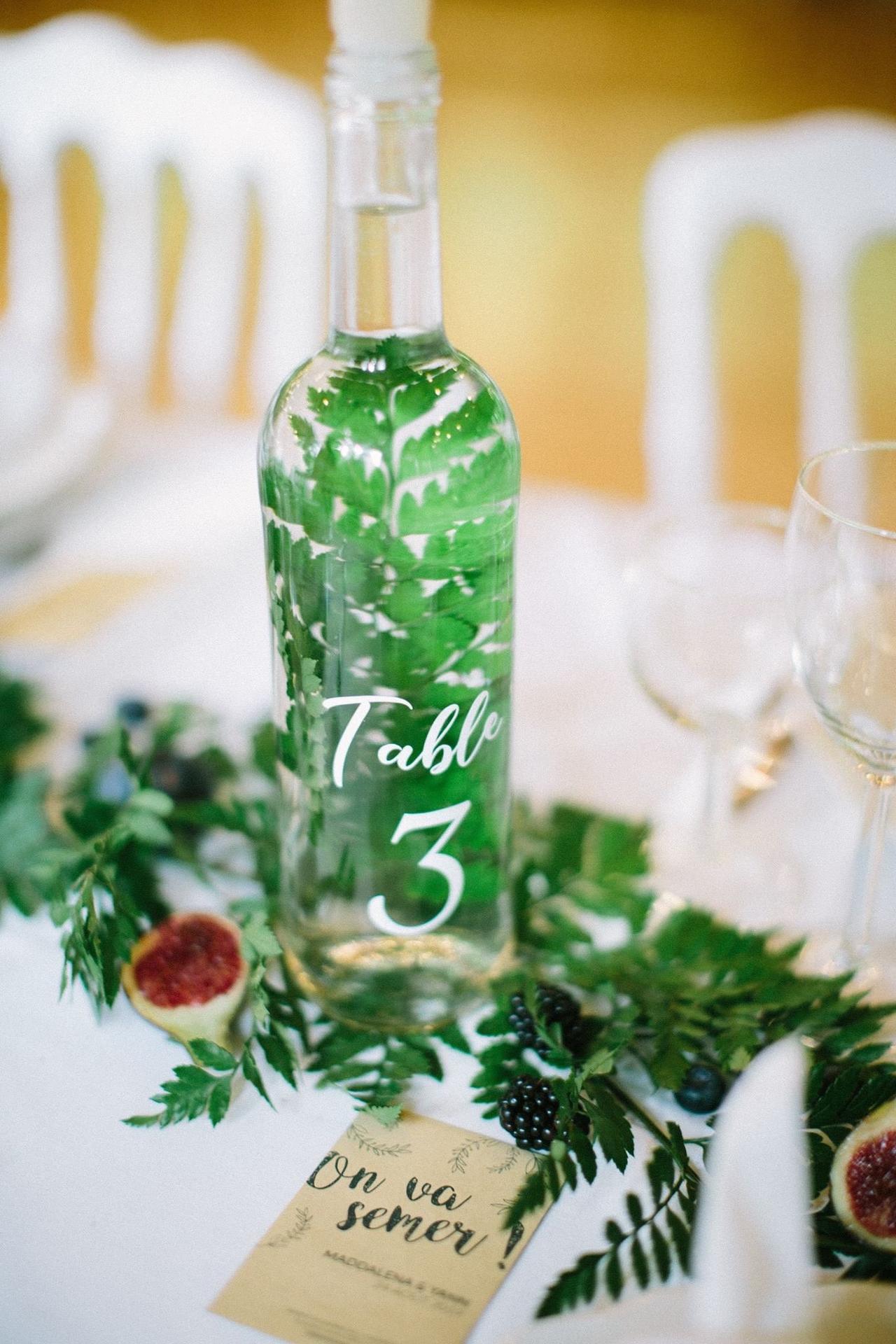 Du Feuillage, des Lauriers et autres Branchages Verts pour un Mariage Vert  Original