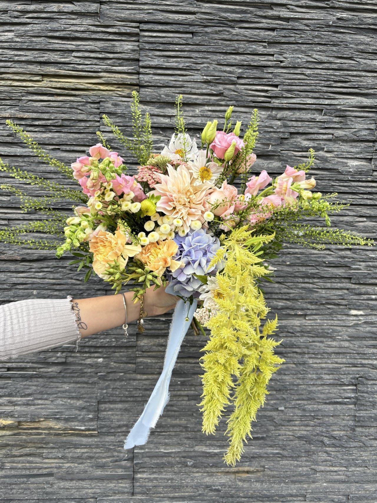 fleurs mariage jaune beurre