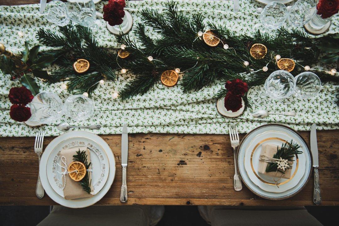 Les tables de mon mari: Une décoration Noël pour la table du Nouvel An