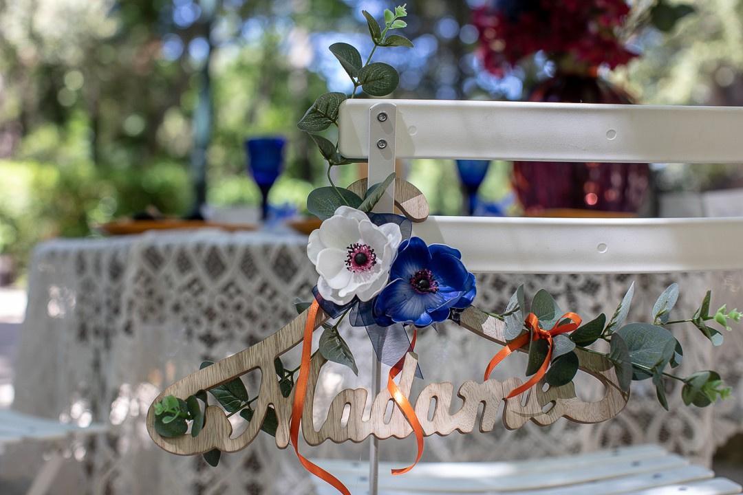 chaises de mariage blanches