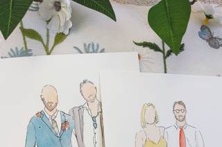 live painting animation mariage aquarelle