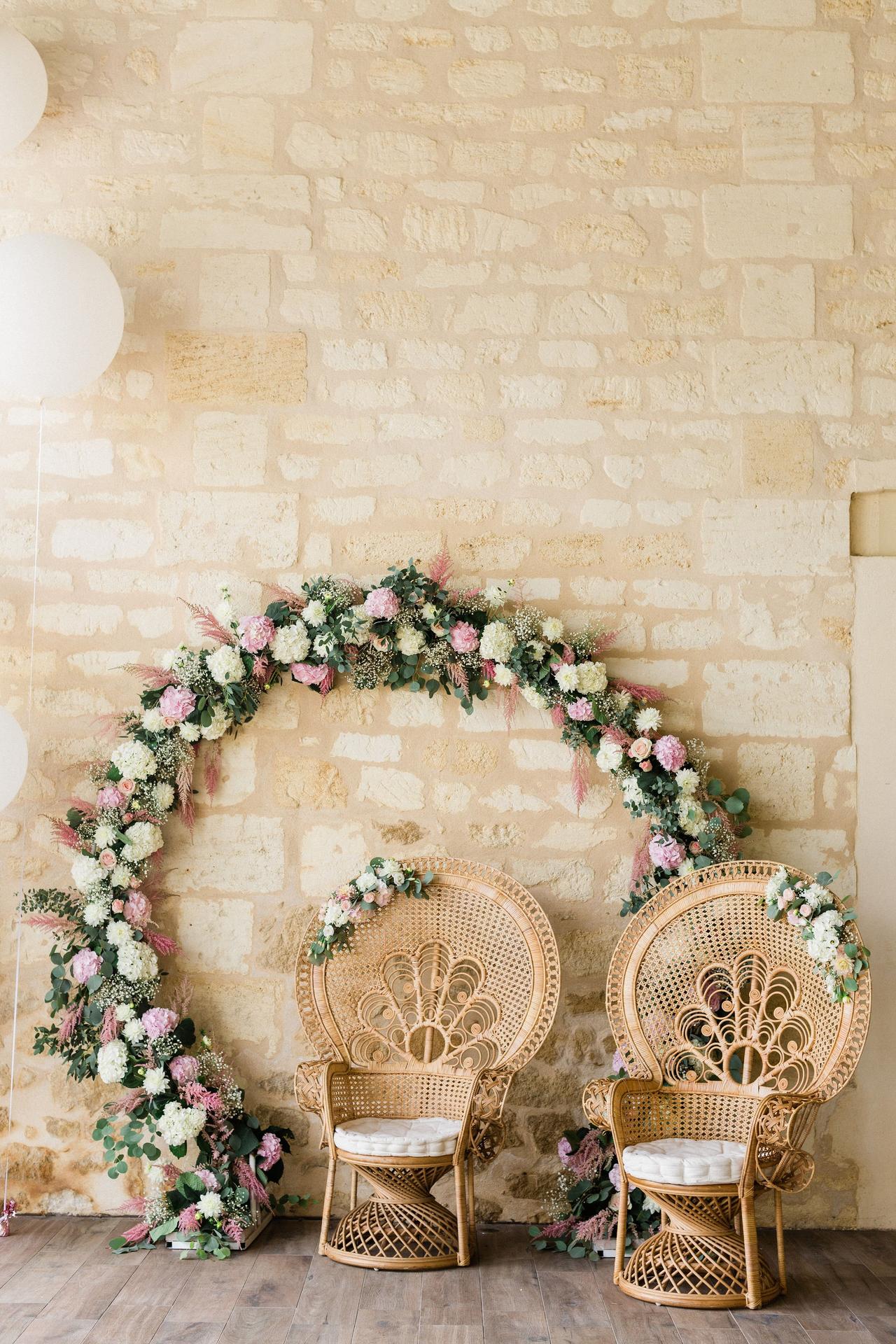 arche fleurie decoration mariage