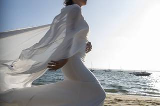 robe de mariee de plage fluide