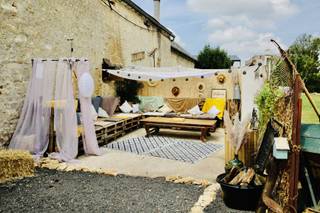 coin detente mariage boheme chic