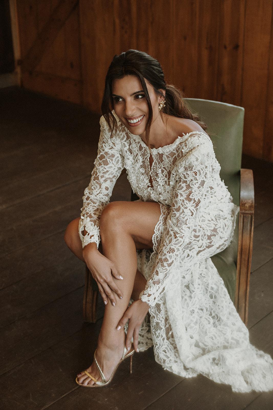 mariee automne robe de mariee dentelle