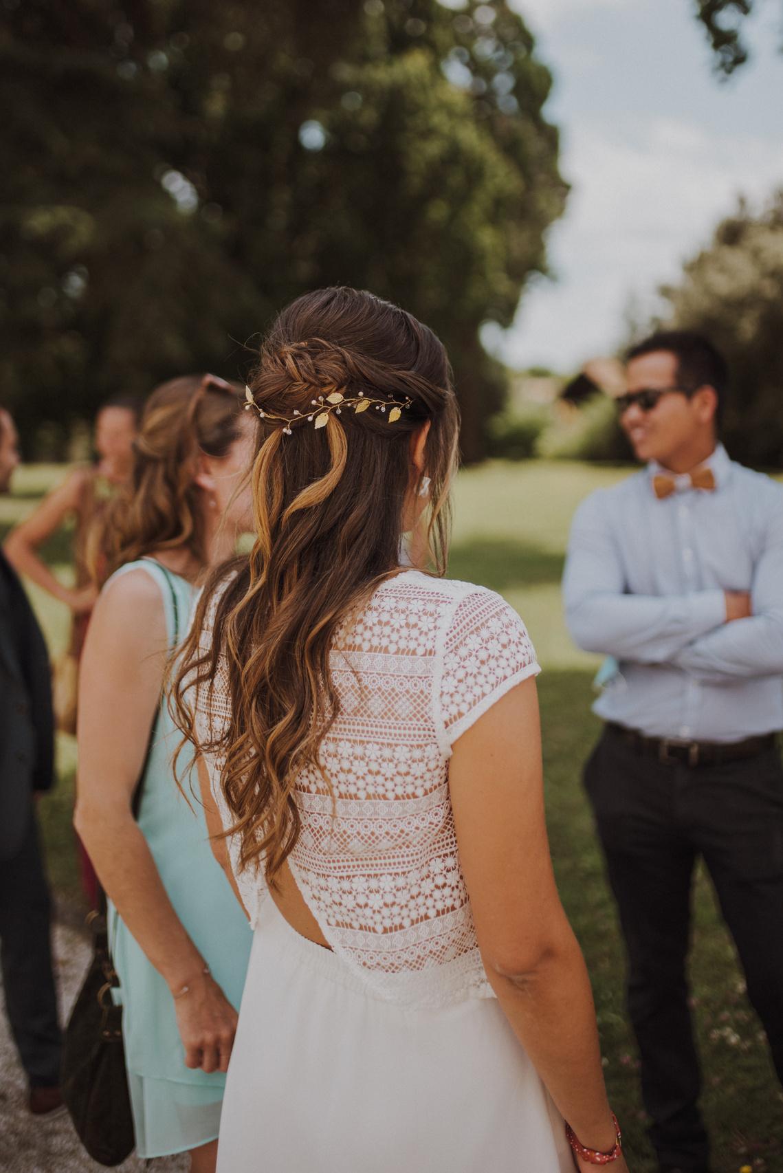 coiffure simple mariage