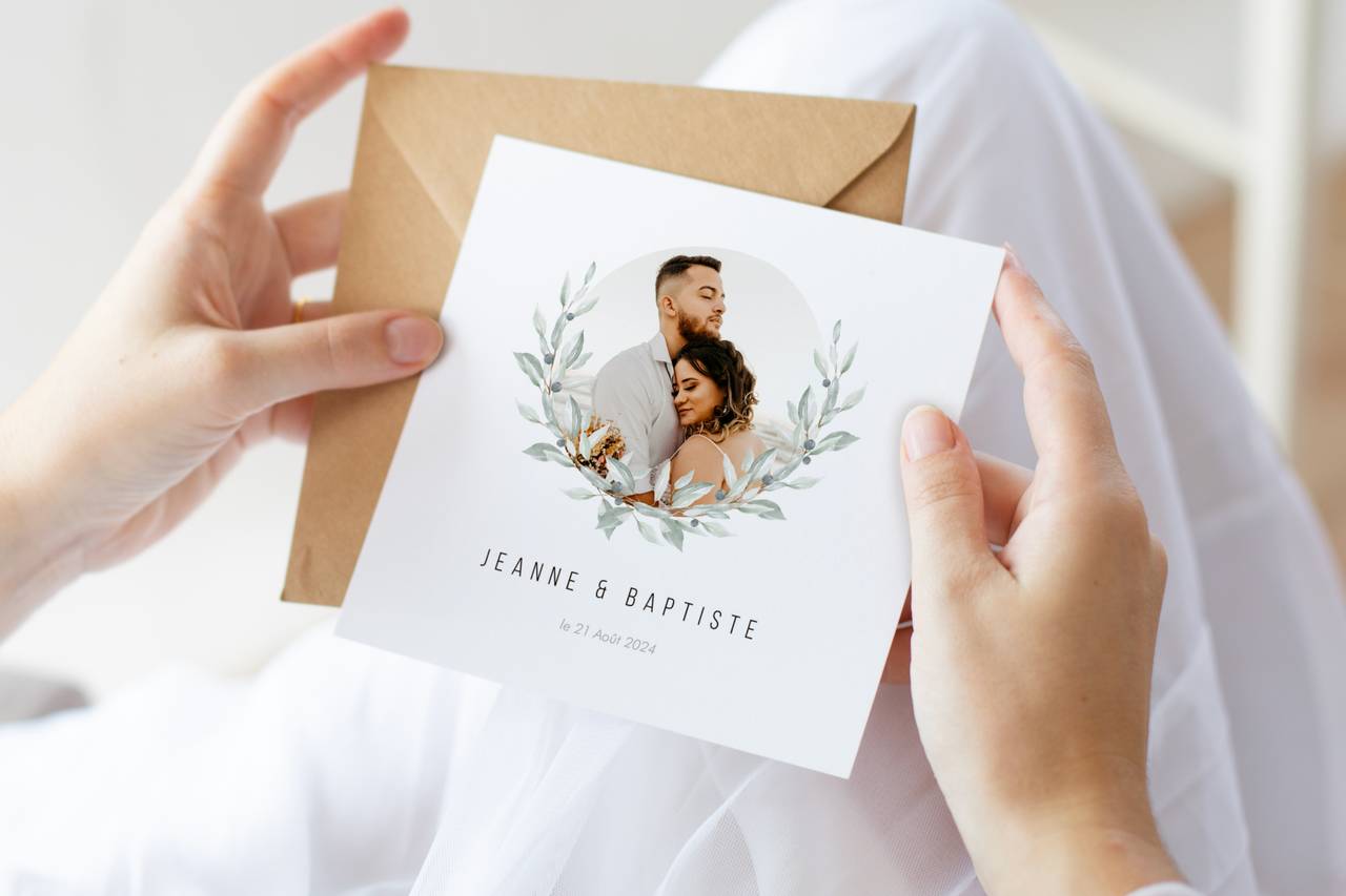 Marque-pages personnalisés et design original pour annoncer un mariage