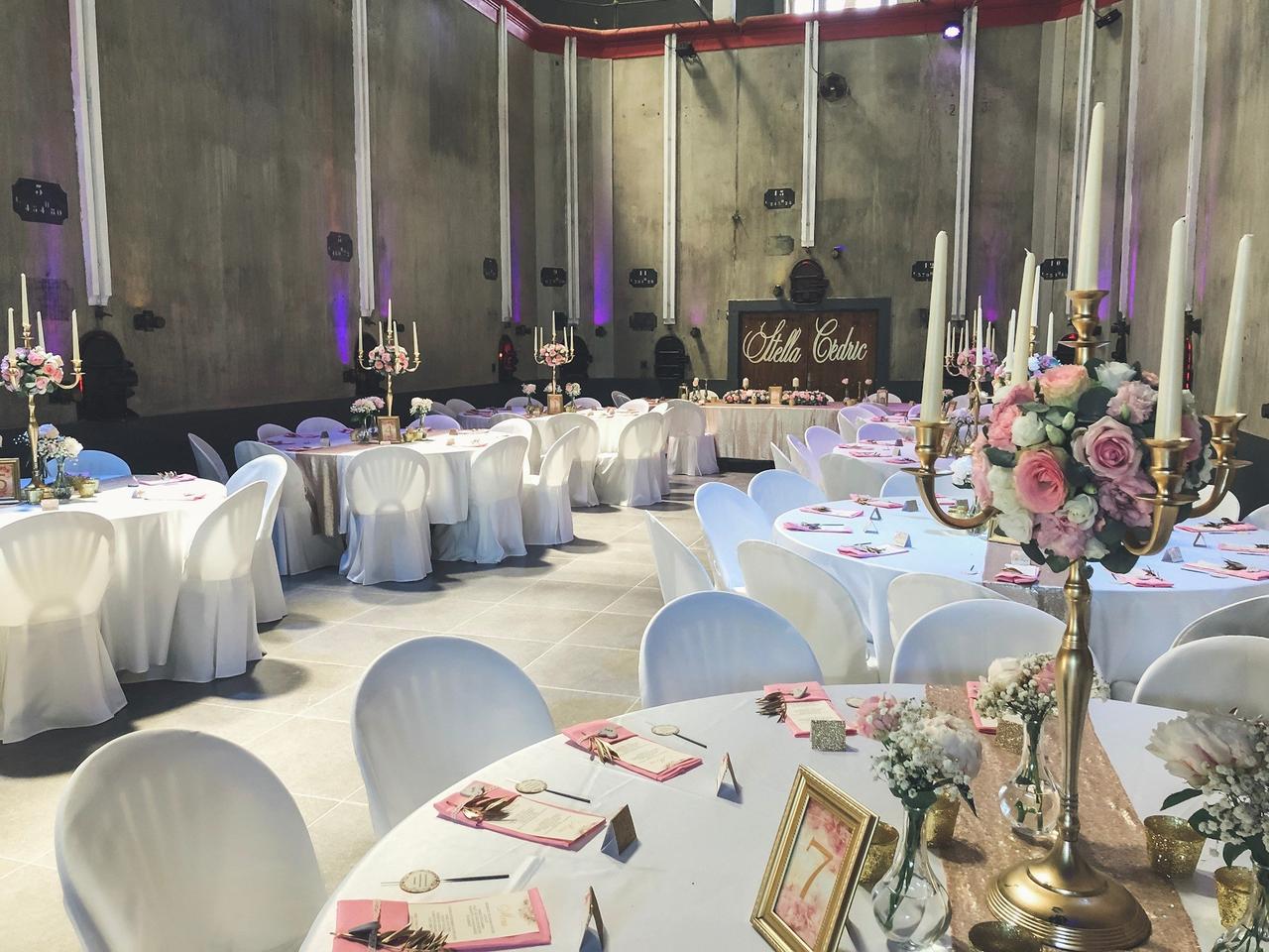 salle mariage intérieure les beaux chais dans le gard, salle mariage pas chère