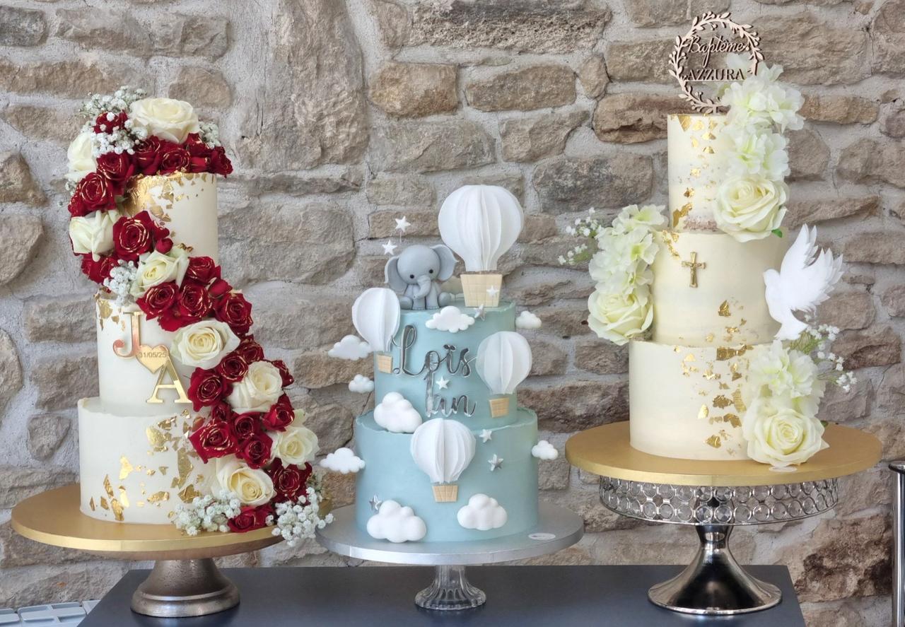 presentoir gateau dore argente mariage