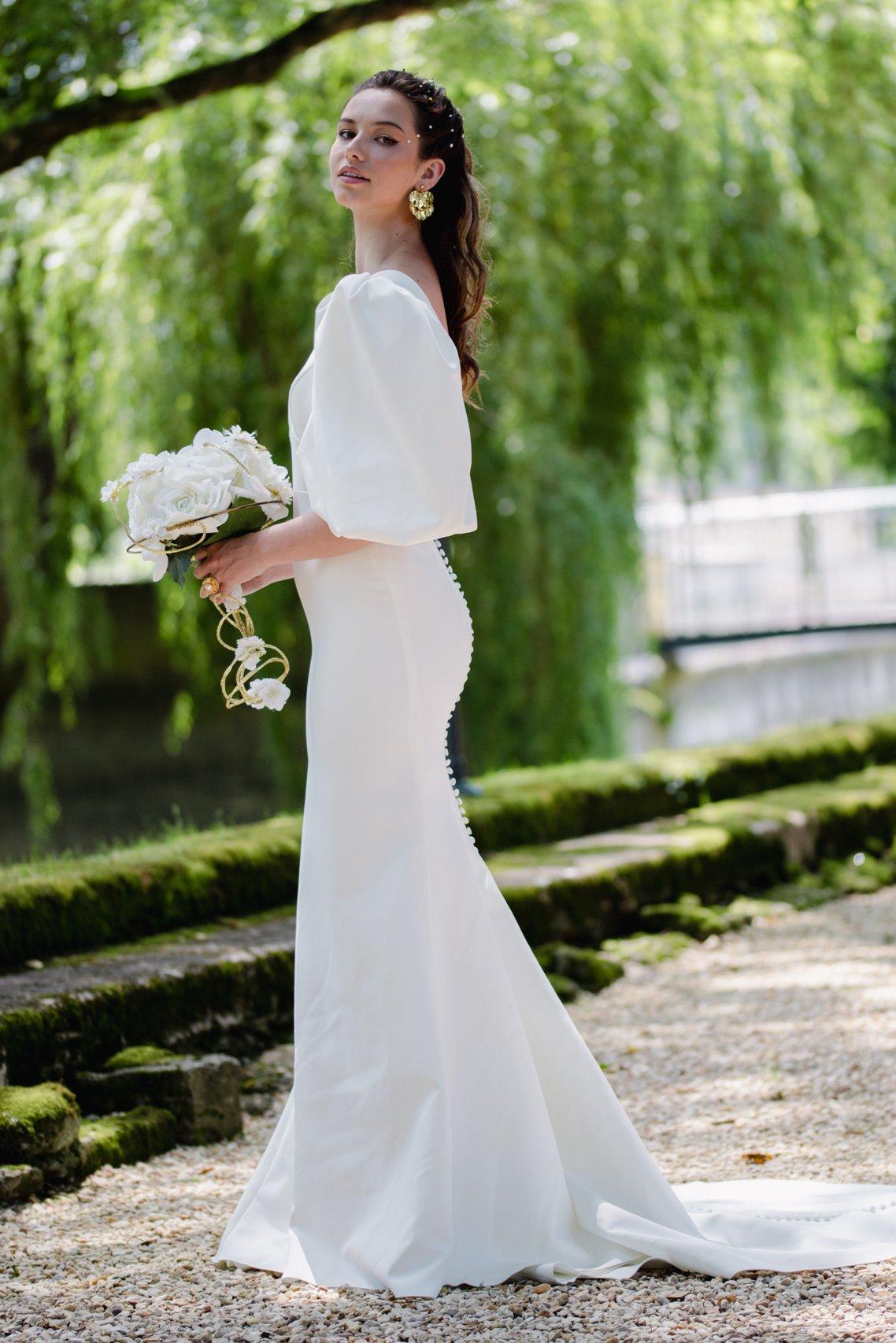 robe de mariée blanche simple