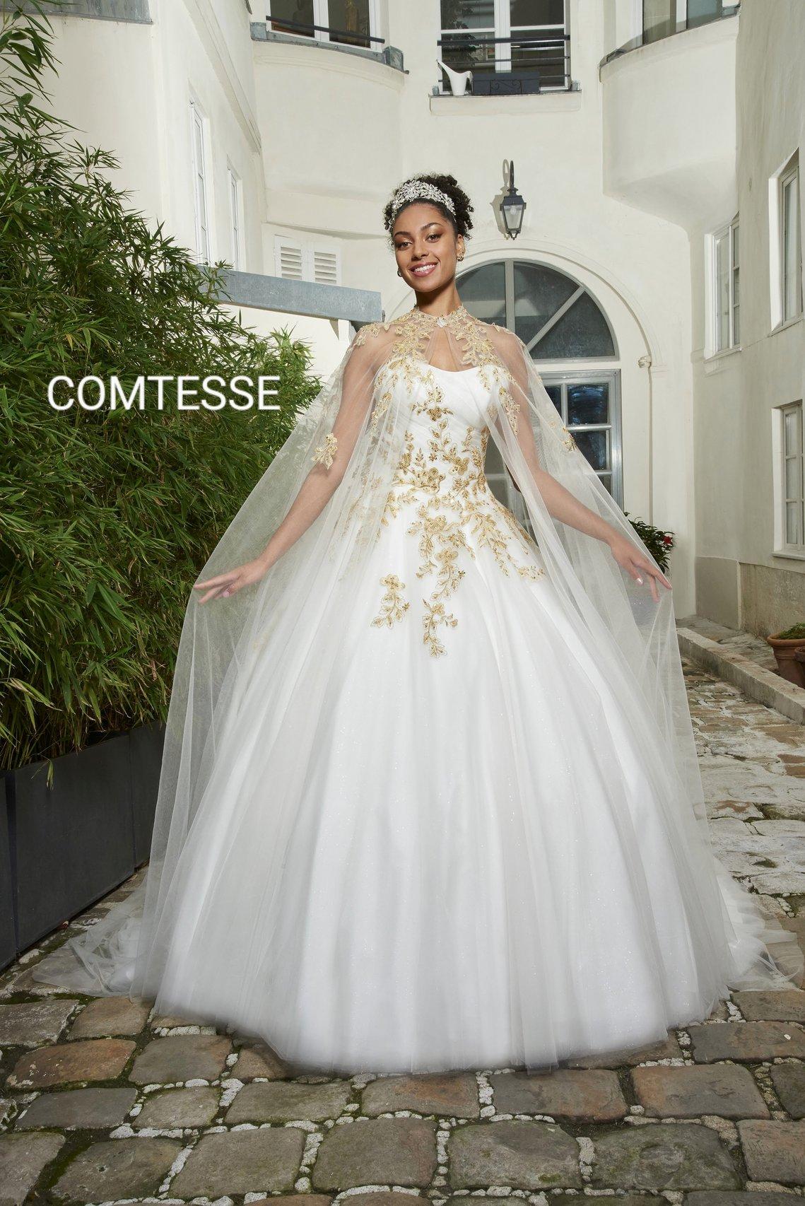robe de mariée cape princesse
