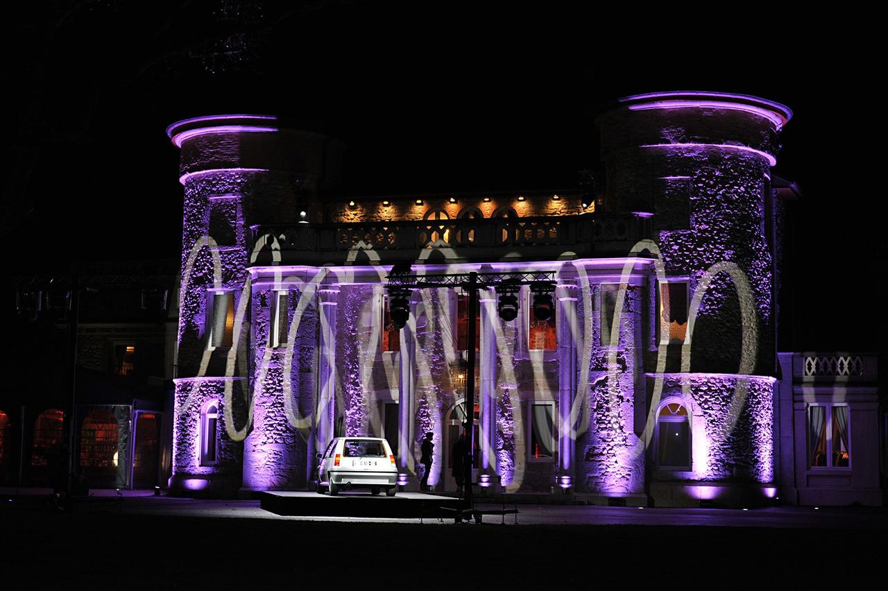 lumière mariage professionelle decoration salle de mariage jeux de lumieres en exterieur