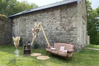decoration mariage exterieur photobooth