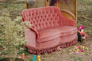 ceremonie laique retro fauteuils maries