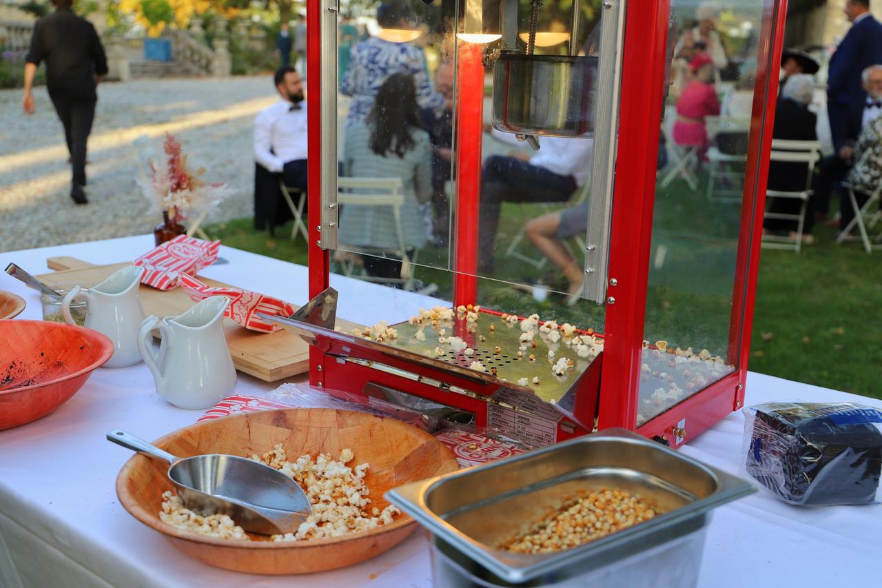 mariage d'automne stand pop-corn