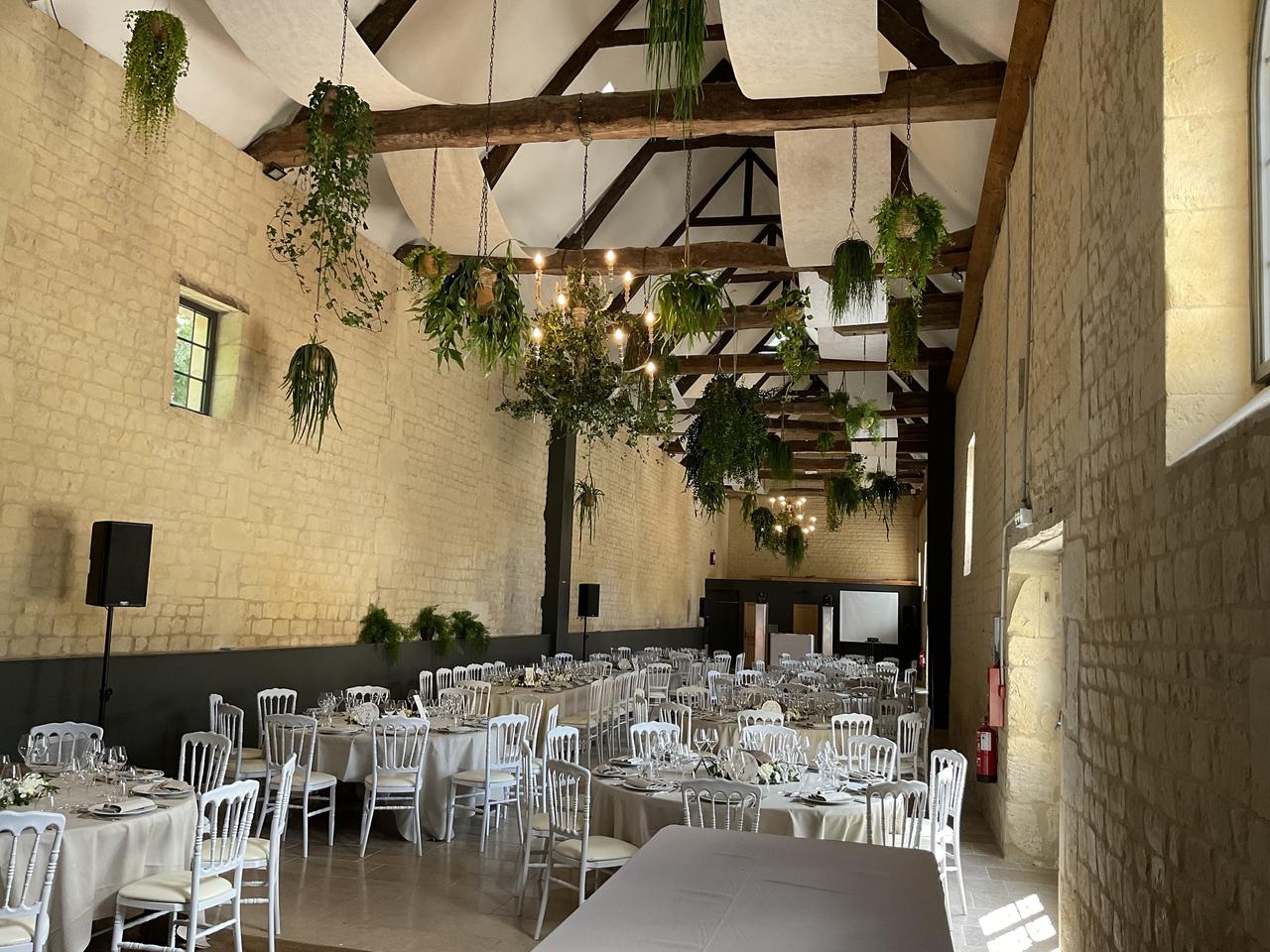 décoration de plafond pour mariage