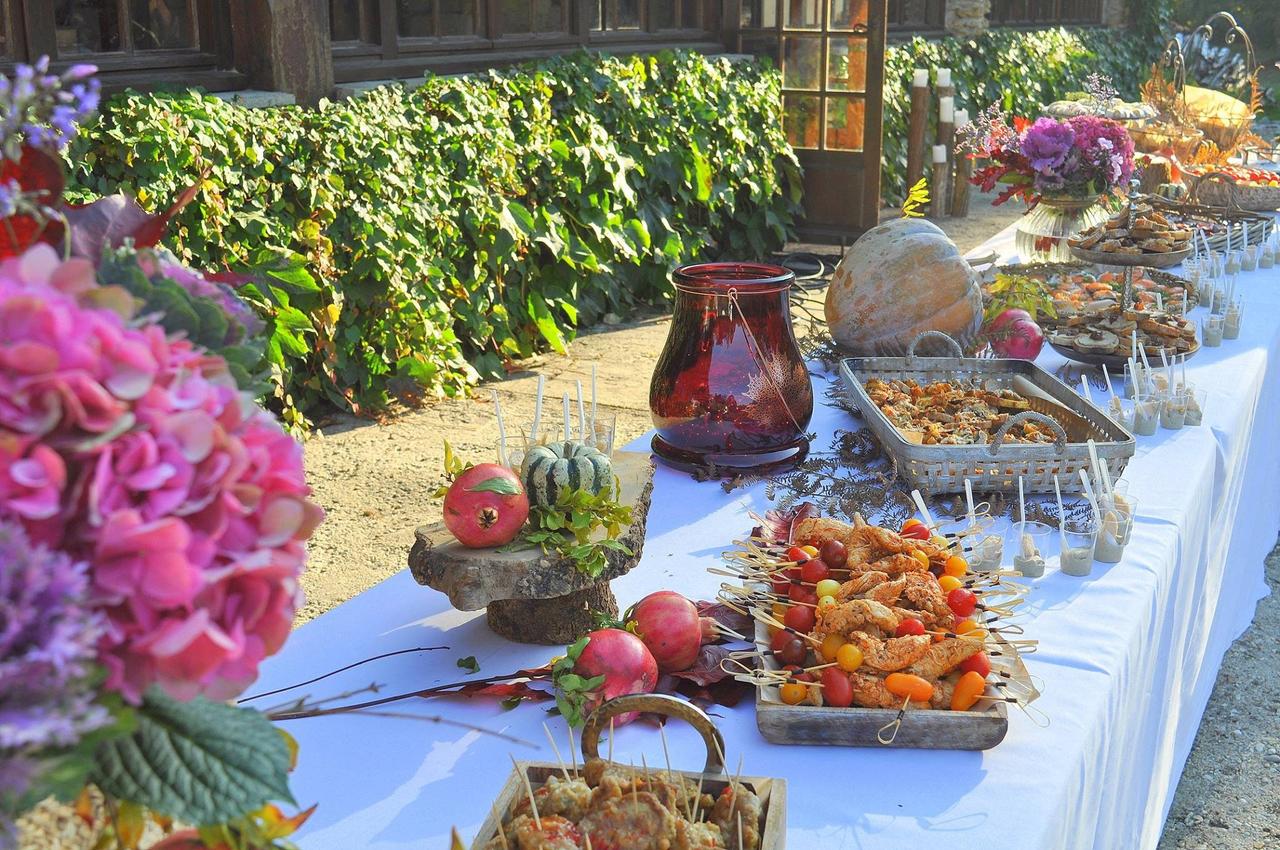 mariage automne décors fruits