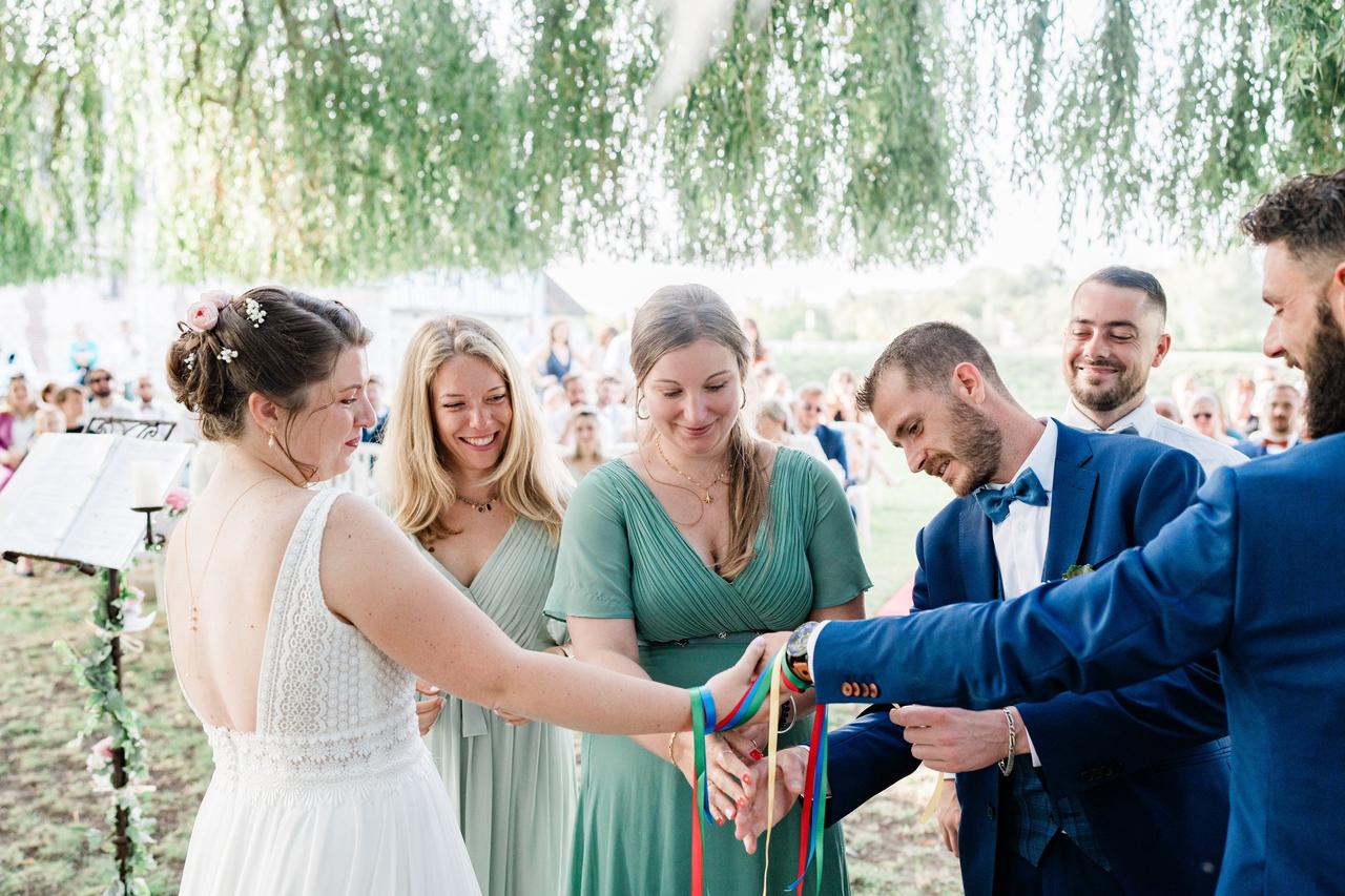 rituel rubans mariage ceremonie